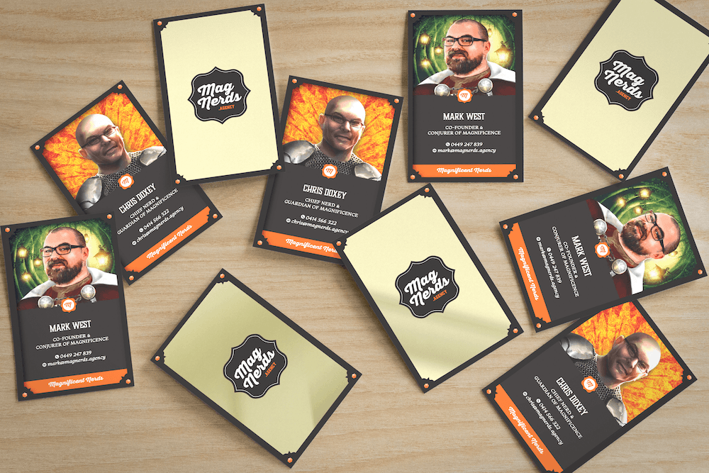 Business Cards & TShirts Work